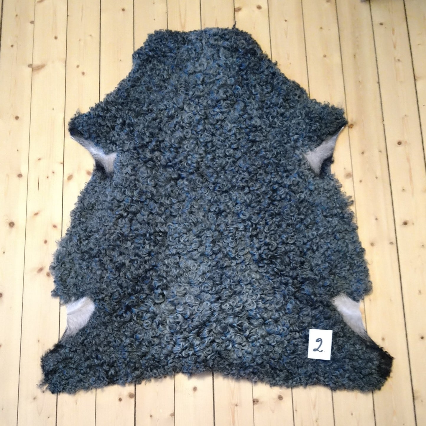 Swedish washable genuine lambskin hide