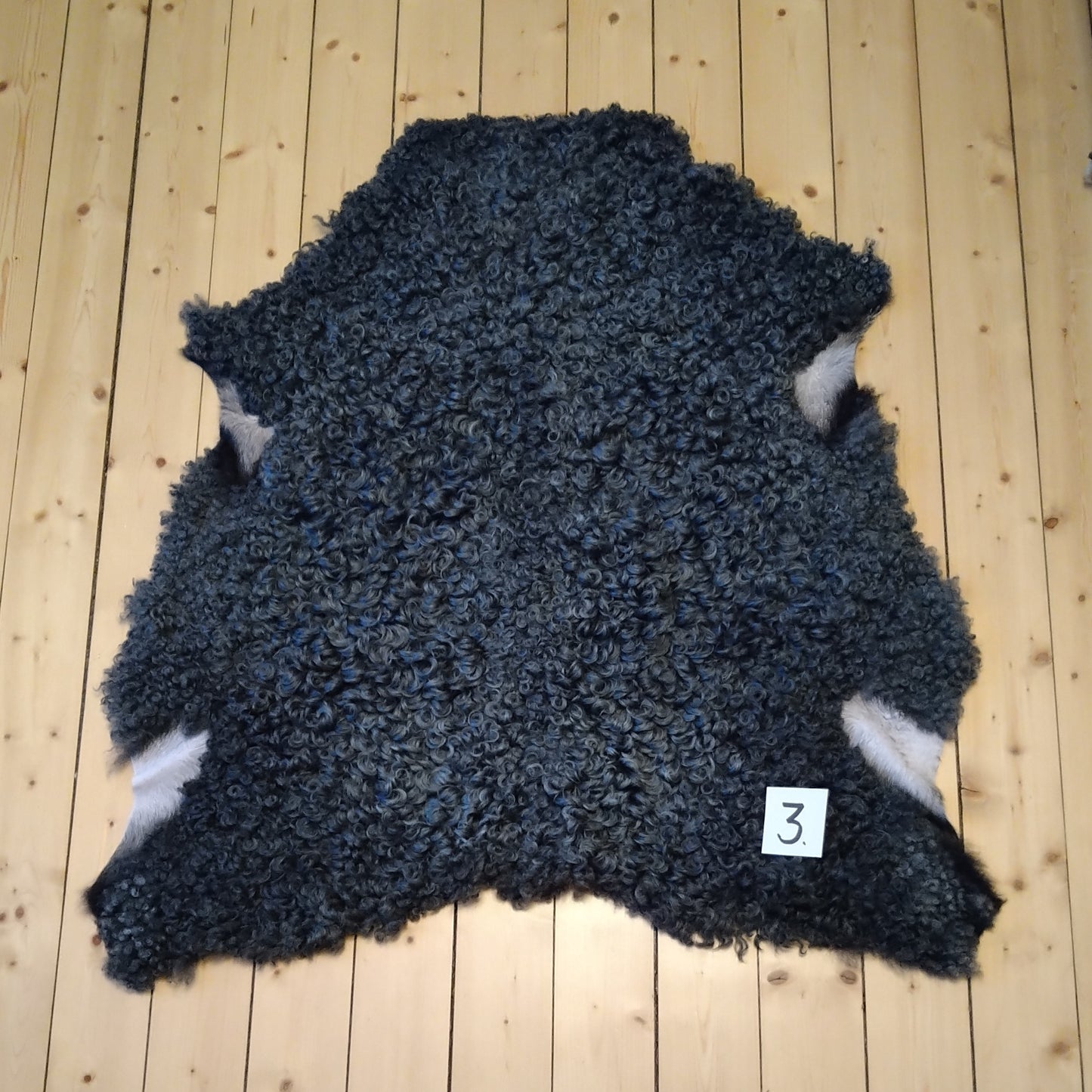 Swedish washable genuine lambskin hide