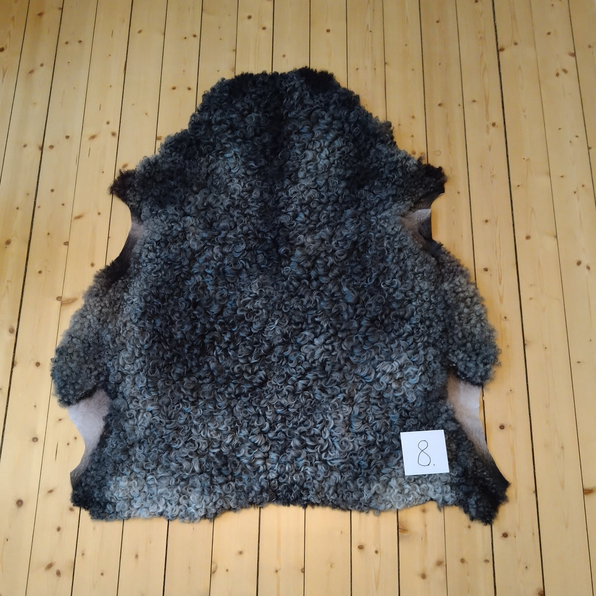 Swedish washable genuine lambskin hide