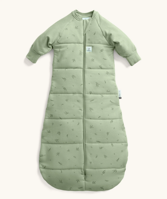Organic Jersey Sleeping Bag With Sleeves - Willow, Warm