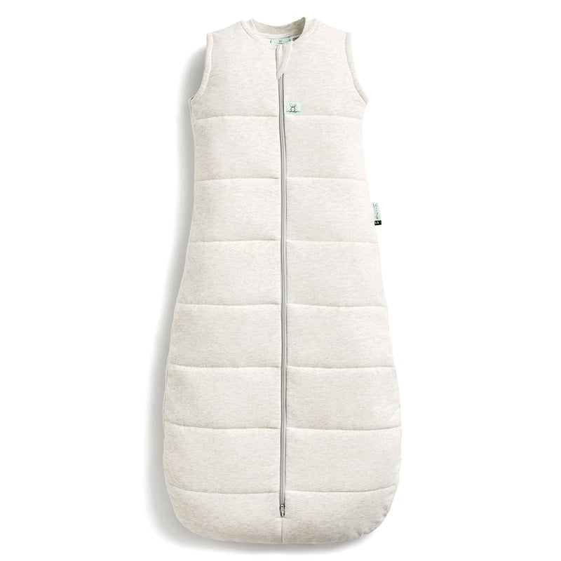 Organic Jersey Sleeping Bag - Grey Marle, Warm