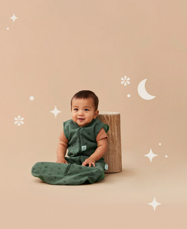 Organic Swaddle and Sleeping Bag - Veggie Patch, Mild