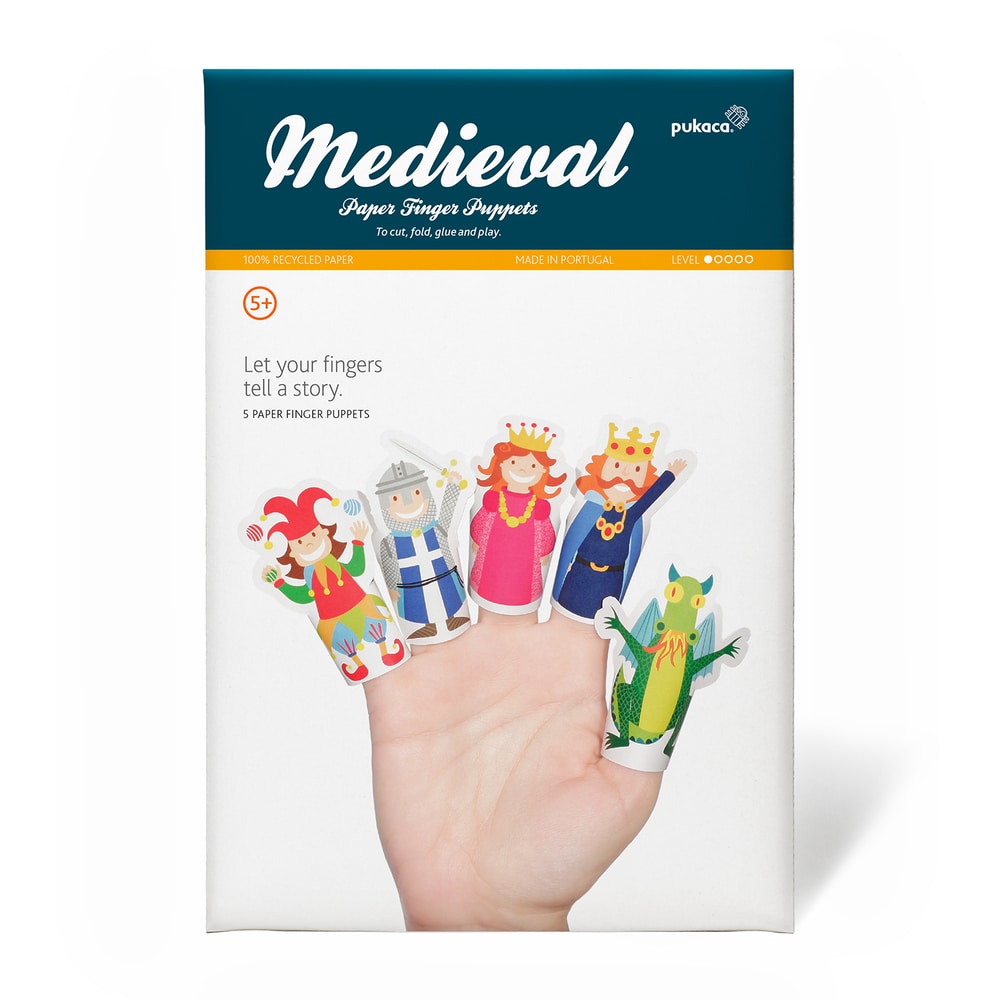 Paper Finger Puppets - Medieval