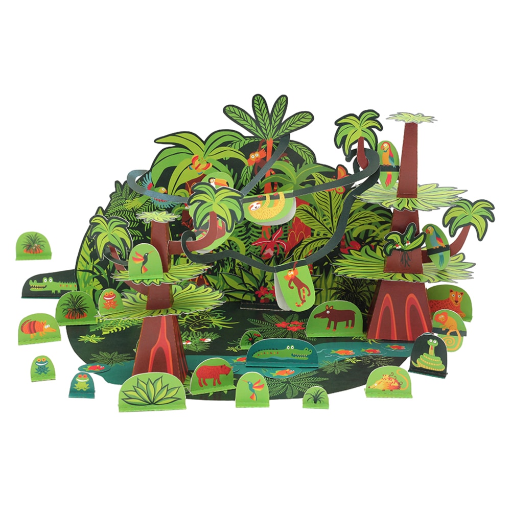 Paper Playset - Tropical Forest