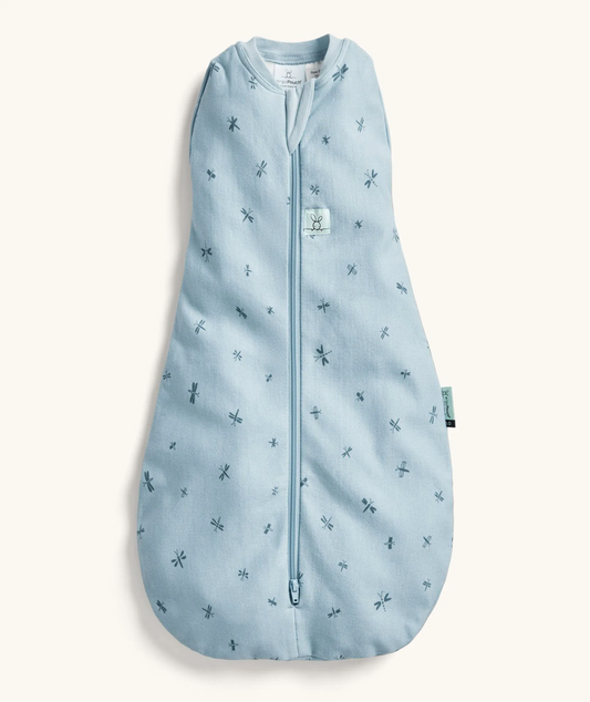 Organic Swaddle and Sleeping Bag - Dragonflies, Mild