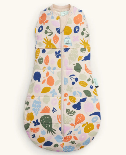 Organic Swaddle and Sleeping Bag - Fruit Salad, Warm