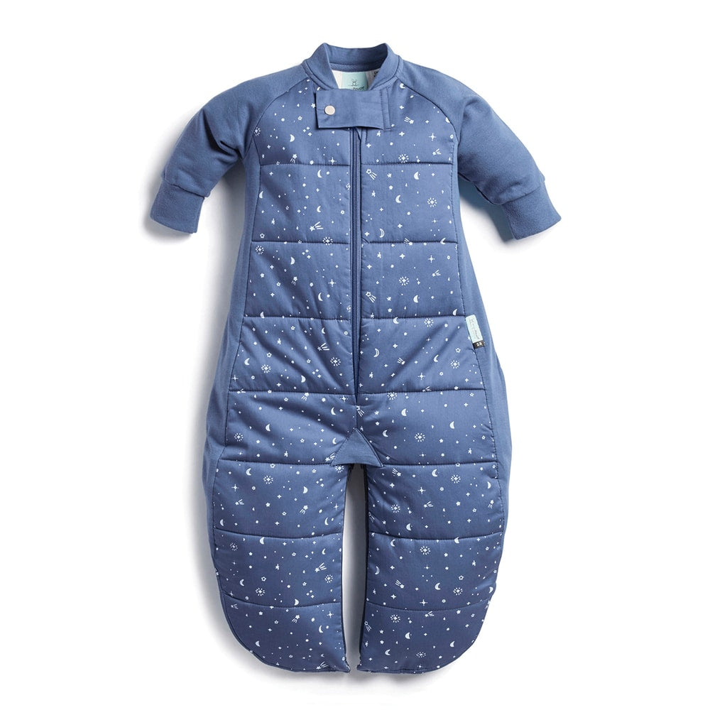 Organic Sleep Suit - Night Sky, Warm
